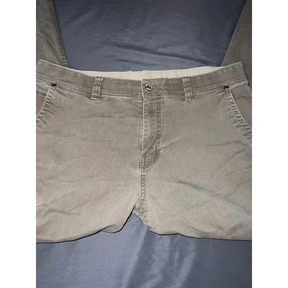 Weatherproof Vintage Mens Utility Pants 34x32 Walnut Brown Stretch W1F930SC
